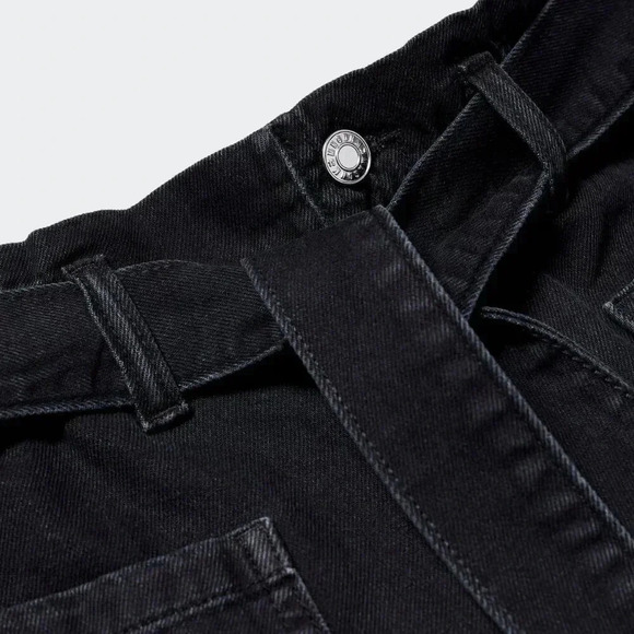 Mango Paperbag Shorts with Belt NWT - Picture 5 of 10